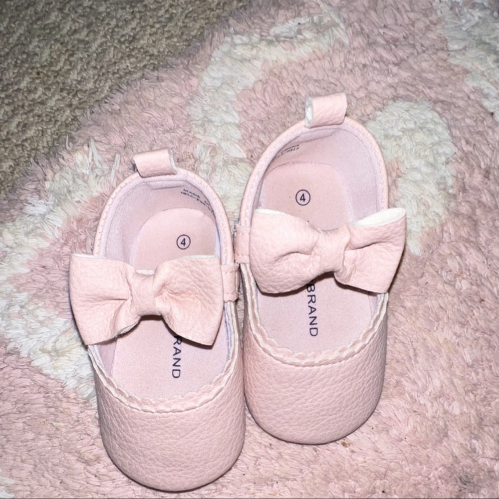 Lucky Brand Pink Baby Shoes with Bow